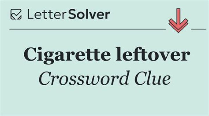 Cigarette ingredient Crossword Clue