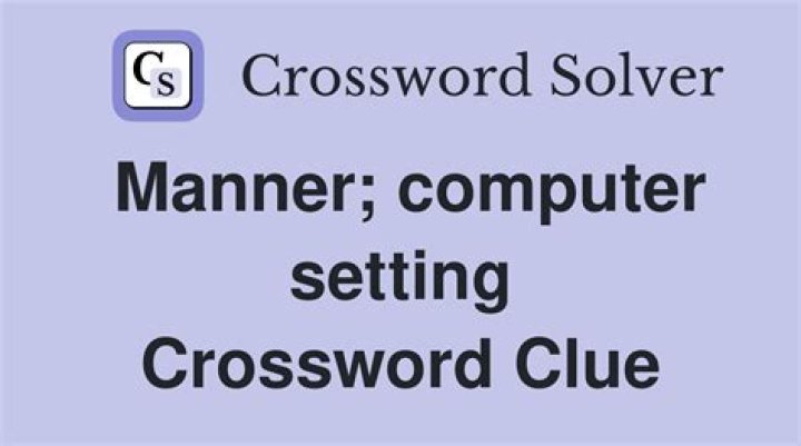 Computer correspondent Crossword Clue