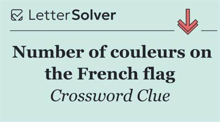 Couleur in the middle of the French flag Crossword Clue