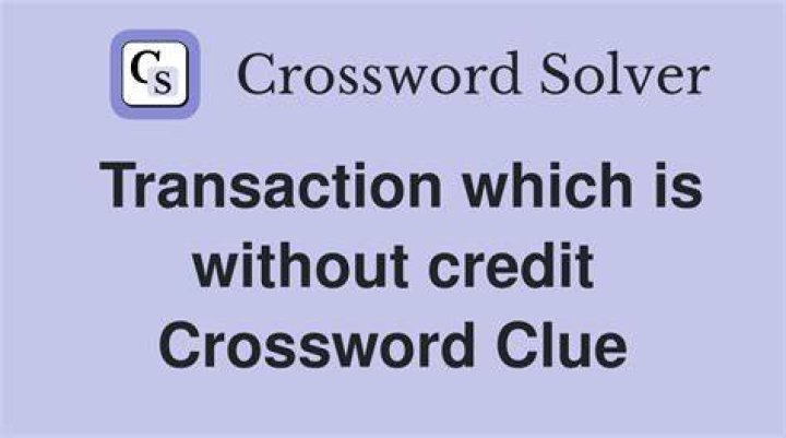 Credit line? Crossword Clue