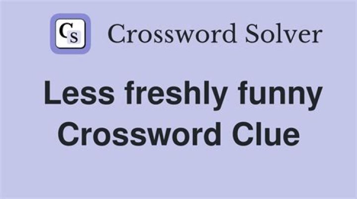 De ___ (freshly) Crossword Clue