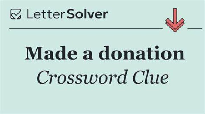 Donation center Crossword Clue