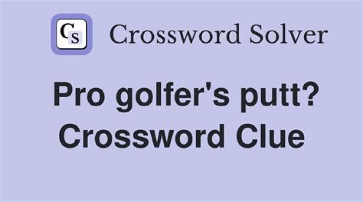 Golfer’s consideration Crossword Clue