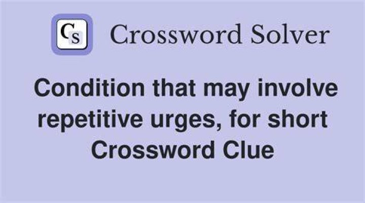 Monthly condition, for short Crossword Clue
