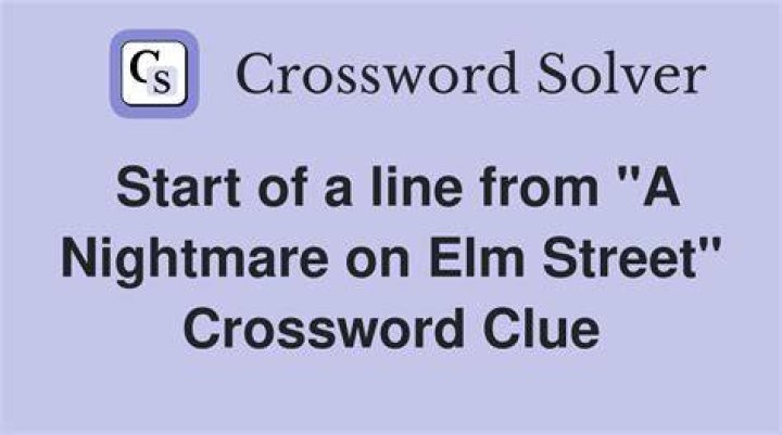 “Nightmare” street Crossword Clue