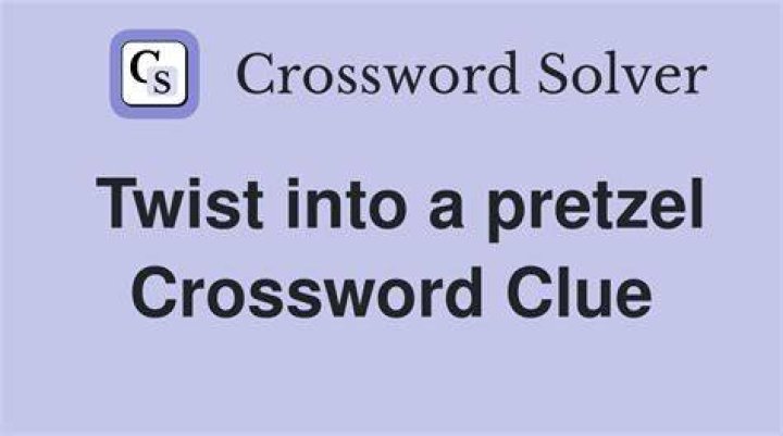 Pretzel, basically Crossword Clue