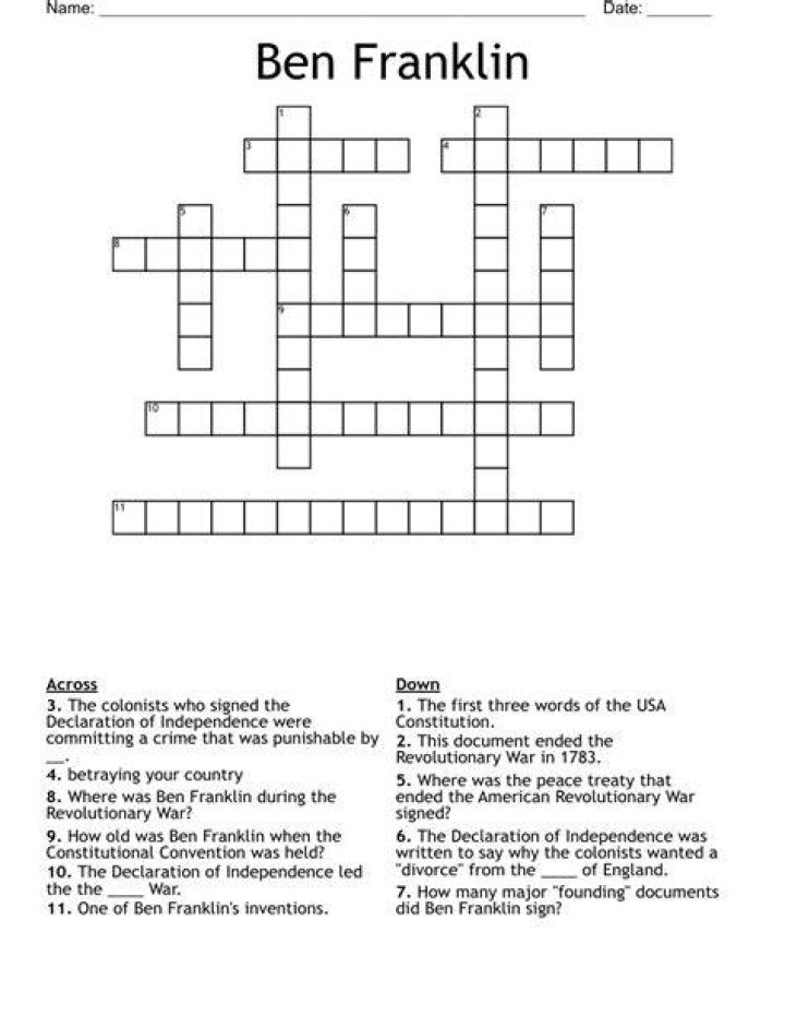Sch. founded by Ben Franklin Crossword Clue