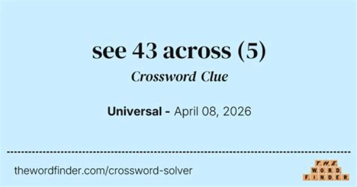 See 73-Across Crossword Clue