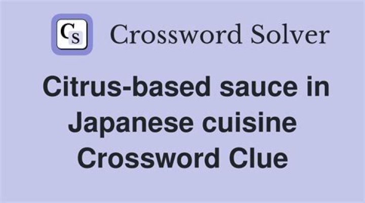 Tonkatsu, in Japanese cuisine Crossword Clue