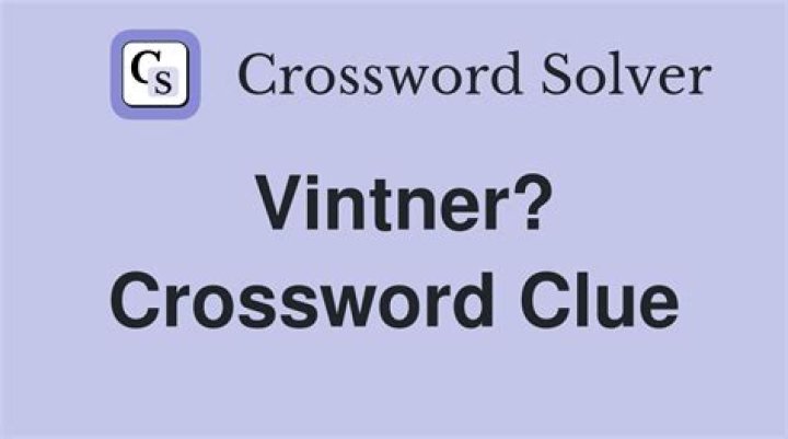 Vintner Claude Crossword Clue
