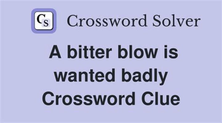 Wanted badly Crossword Clue